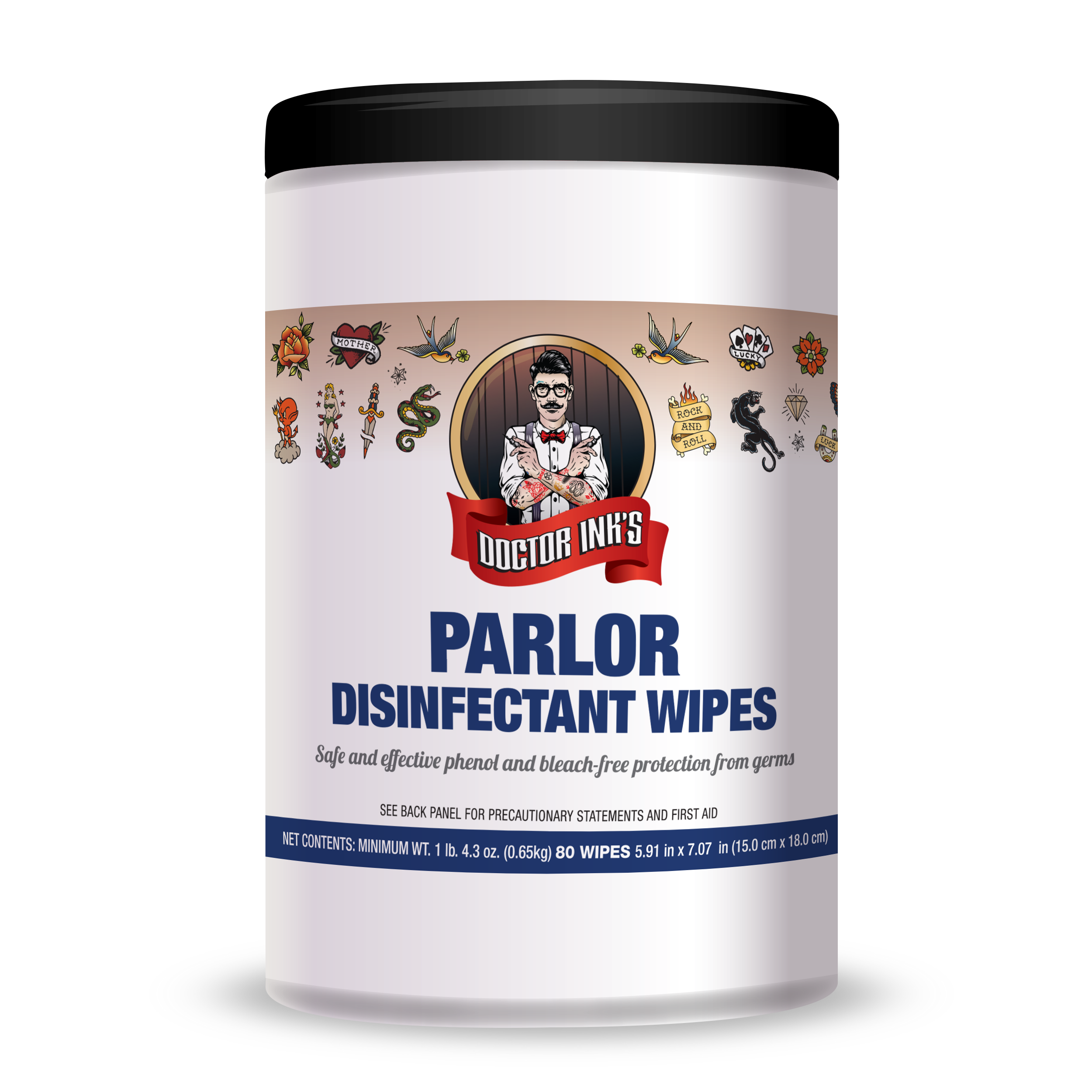Parlor Disinfectant Wipes tub