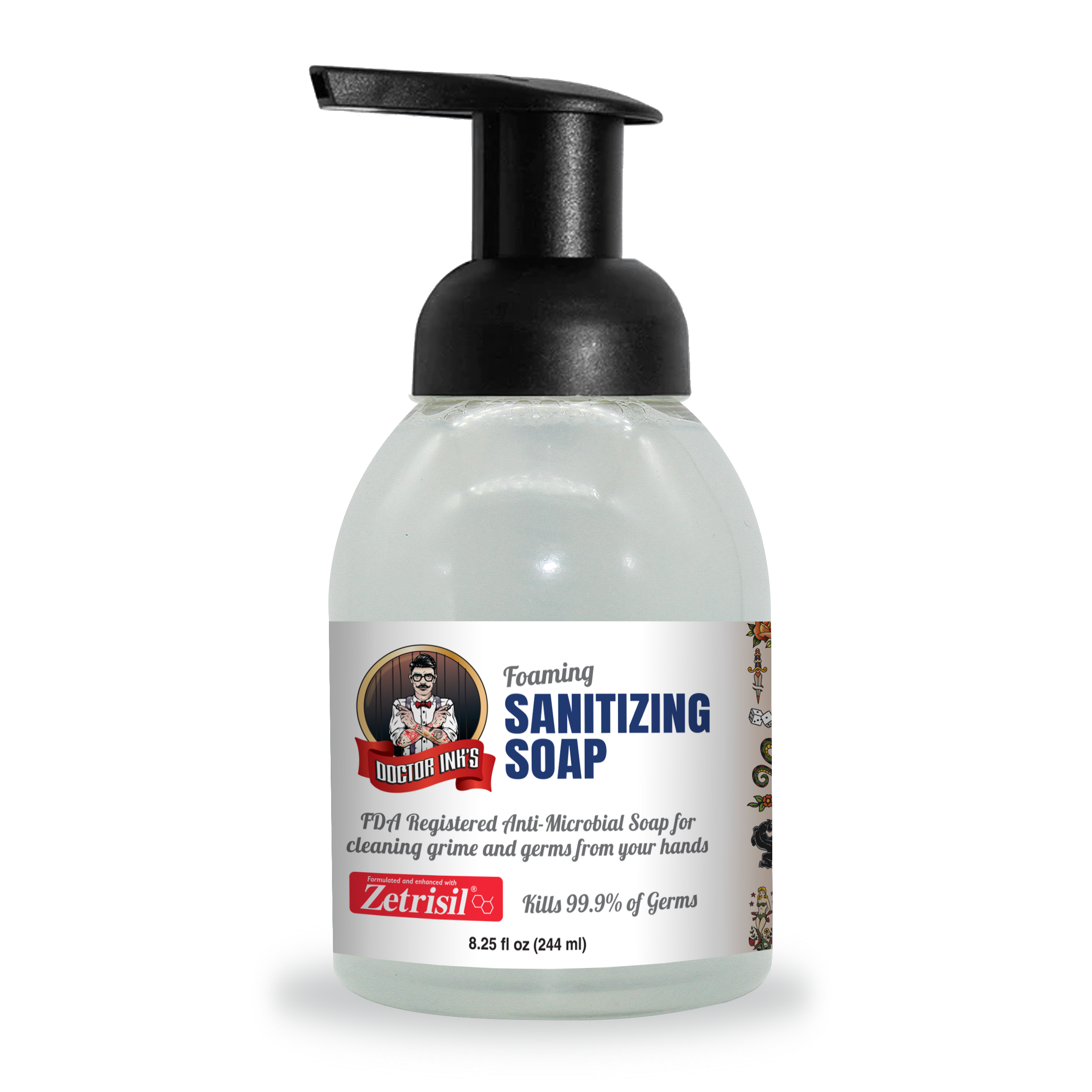 Sanitizing Soap 8.25 oz bottle