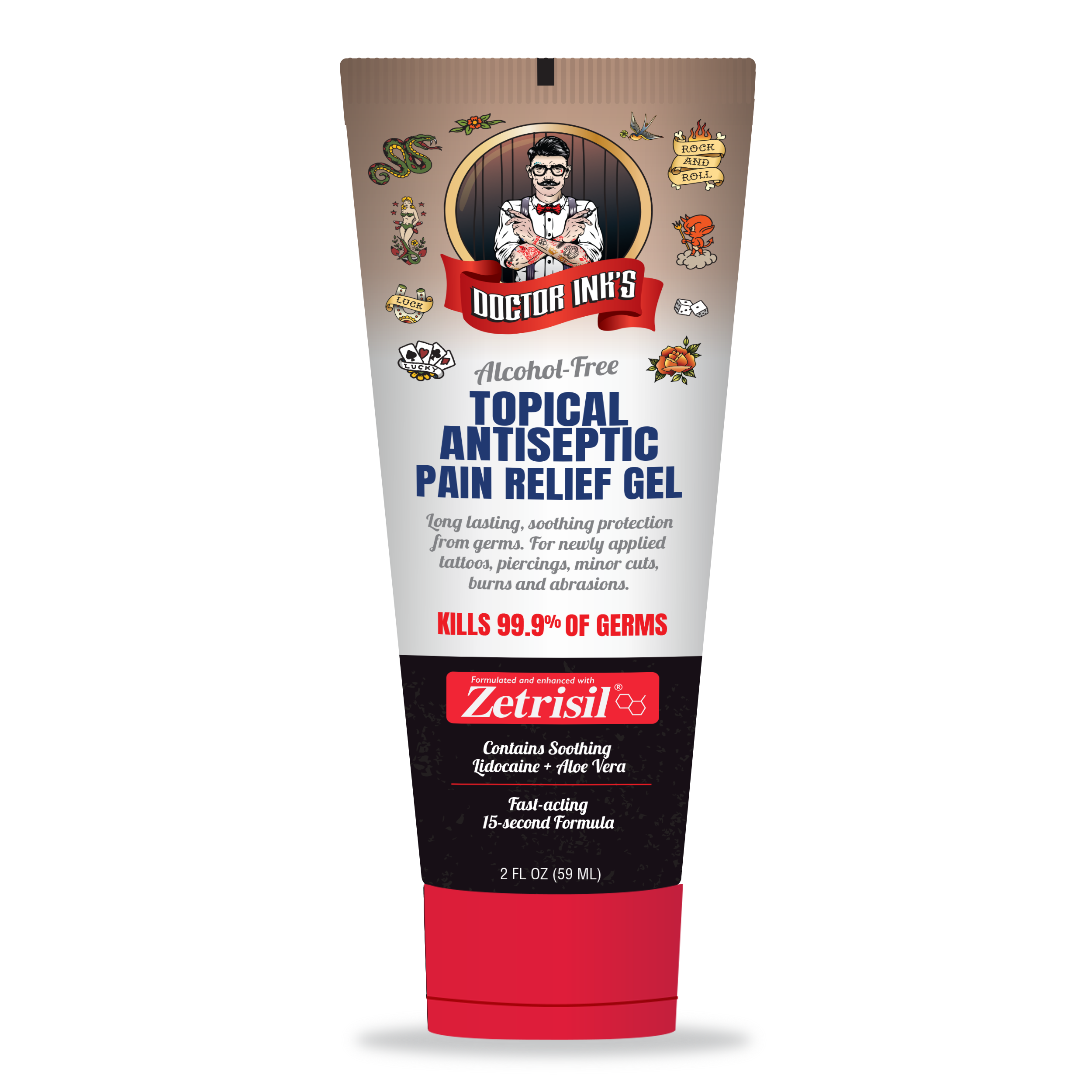 Topical Antiseptic Pain Relief 2 oz bottle